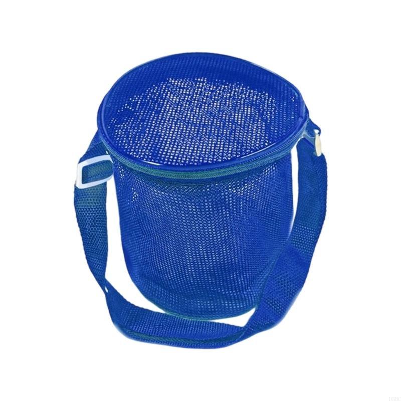 Sand Resistant Mesh Carry Bag Adjustable Strap for Pool Toy and Accessories