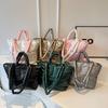 Handbag Female Large-capacity Bag Female New Tide Fashion Shoulder Bag Fall And Winter Shopper Puffer Tote Bag