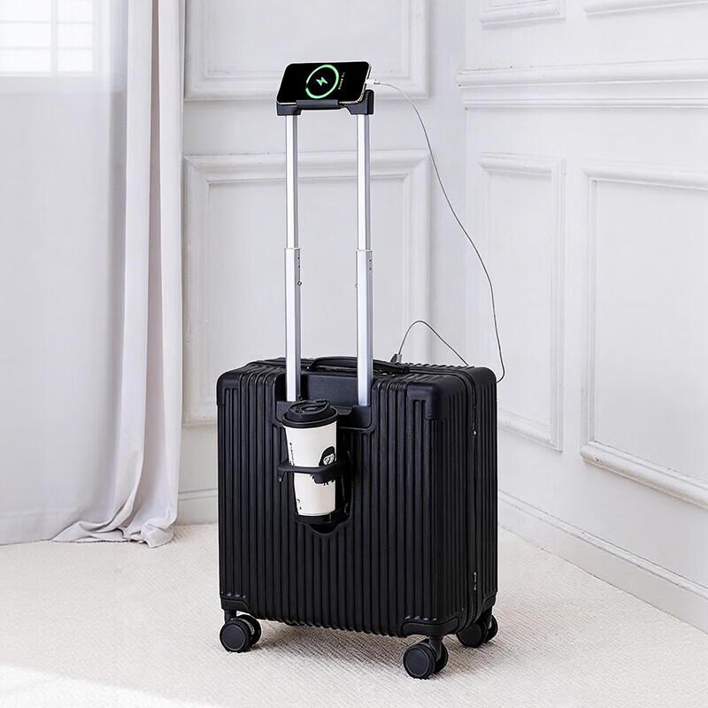 Yike Multifunctional Front-Open Carry-On Suitcase 18 inches