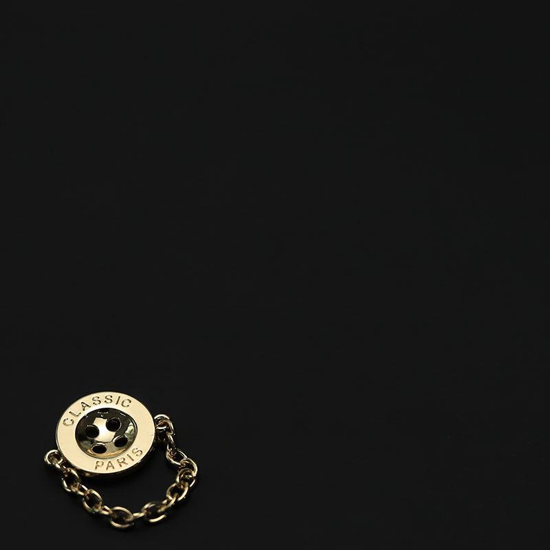 

YOKO Movable Chain Metal Four-Eye Button Shirt Jacket Cardigan