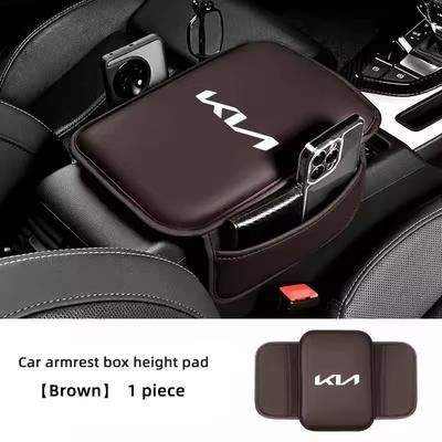 Car Armrest Mat Center Console Leather Protection Cushion For New KN Rio Soul Forte