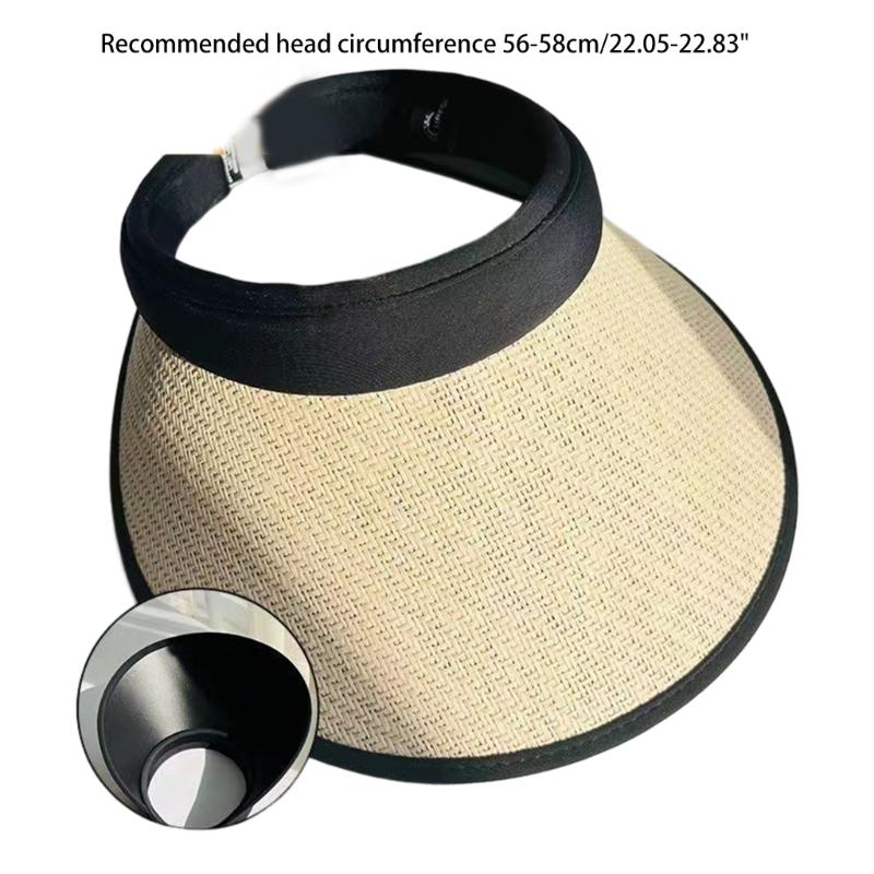 Beach Visor Sun Visor Sun Hat Golf Cap Straw Visor Golf Visor Women Visor Hat