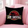 Survival Game Logo AArk Survival Evolved Cushion Cover Pillowcase Short Plush Invisible zipper Room Sofa Cushion Cover