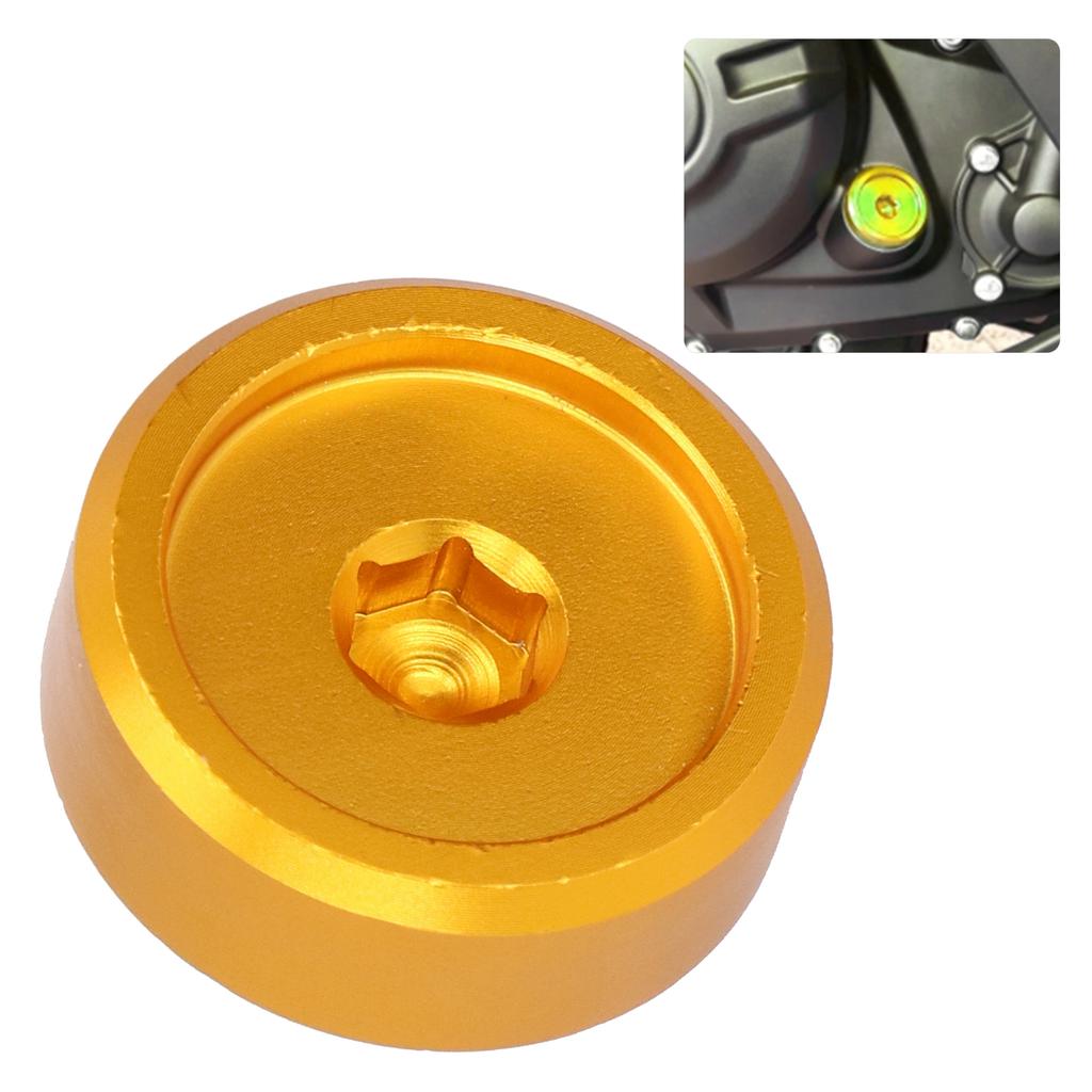 Aluminum Alloy Engine Oil Filler Cap Screw Plug Cover Fit for Honda ARX1200 CB1000 CB1000RGold