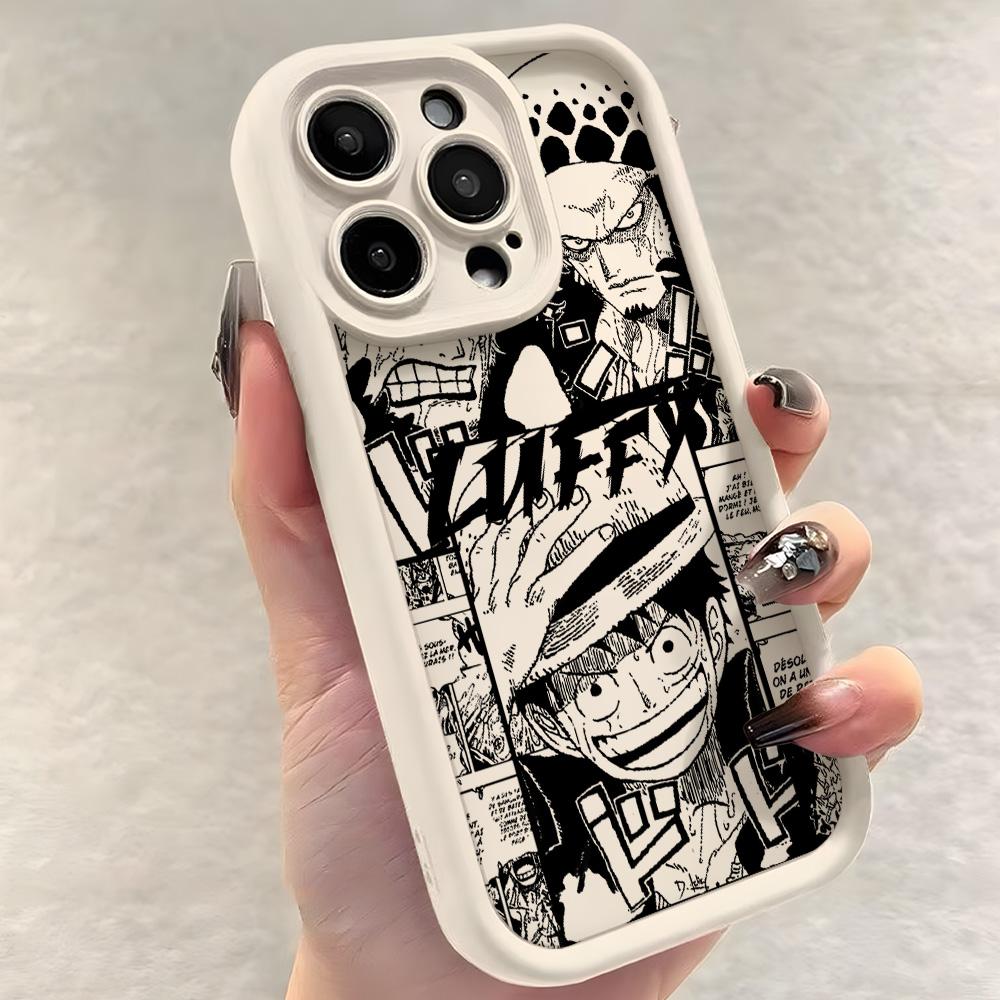 Ones Pieces Luffys Zoros Phone Case for Samsung S26 S25 S24 S23 S22 S21 S20 F06 M16 Note 20 FE Plus Ultra 4G 5G Soft Silicone