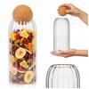 1.4 L Glass Container with a Cork Ball
