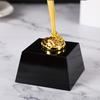 Metal Handicrafts Simulation Figure Sculptures Ballet Figures Dancing Girls Golden Statues Ballet Dance  Home Decoration