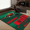 Winnipeg Hockey Team Floor Mat for Living Room, Game Rooms, Office, Bedroom, Office Floor Mat Playful Design, Christmas Fan Gifts