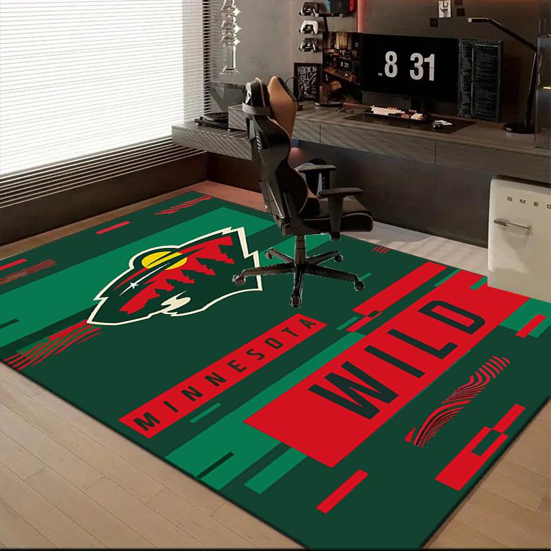 Winnipeg Hockey Team Floor Mat for Living Room, Game Rooms, Office, Bedroom, Office Floor Mat Playful Design, Christmas Fan Gifts