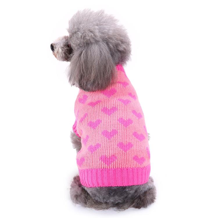 Winter Warm Christmas Snowflake Dog Sweater for Cold-Weather Protection