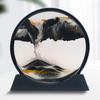 3D Hourglass Quicksand Moving Sand Art Picture Round Glass Deep Sea Sandscape Craft Flowing Painting Office Home Christmas