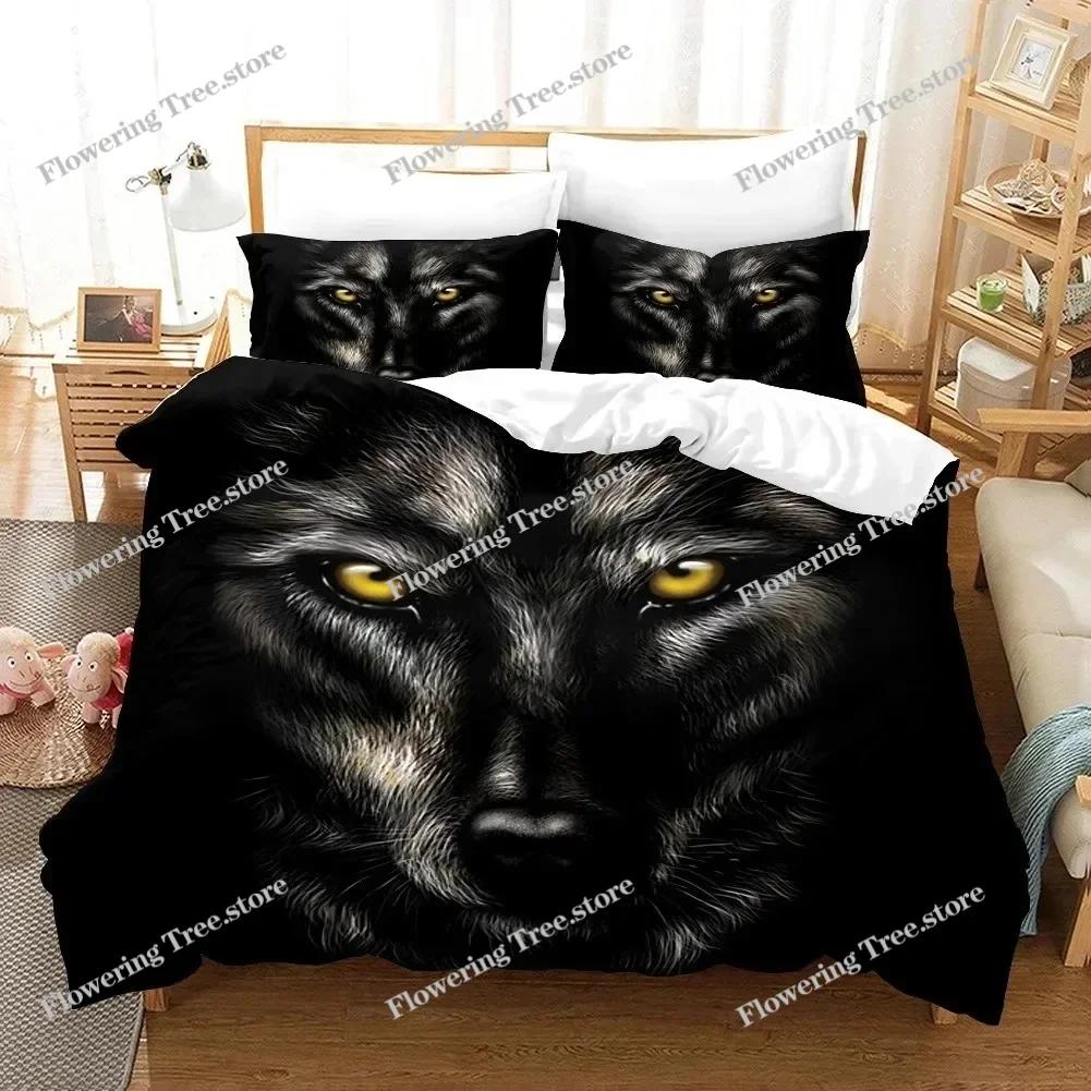 3D Animal Printed Duvet Cover Set Bedclothes Owl Pattern Bedding Set Quilt Cover With Pillowcases Queen King Size Bedroom Decor