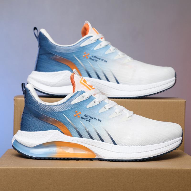 New Sports Shoes Spring Men's Casual Shoes Fashion Trend Soft Sole Breathable Ultra-light Running Shoes