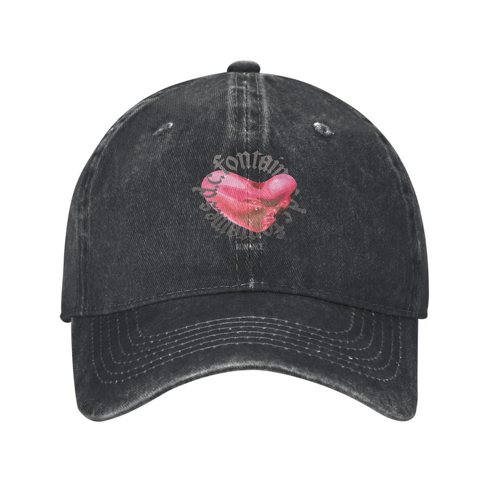 Fontaines DC Romance Denim Baseball Caps Snapback Baseball Hats Breathable Casquette Outdoor Unisex