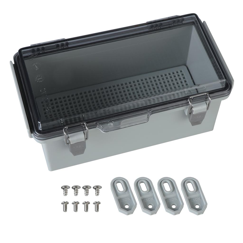 Verteilerdose IP65 Wasserdicht Klarer Deckel Innen Außen Kabelverteilerdose Elektrisches Projektgehäuse Verteilerkasten