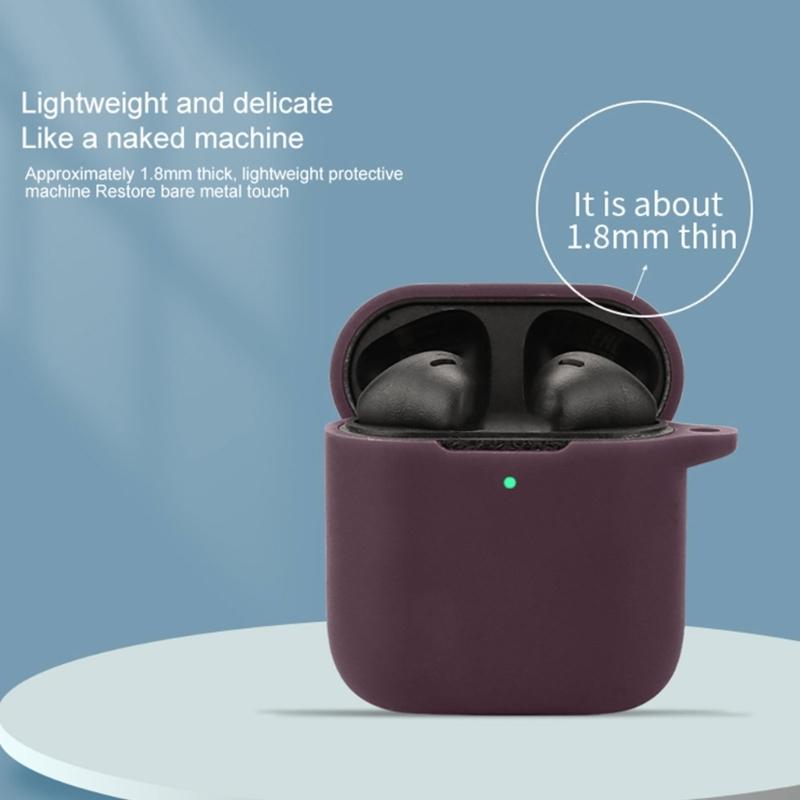 Silicone Earphone Cover Silicone Earbud Protector Elegant Silicone Case Earphone Storage Case for Pocket Earbud