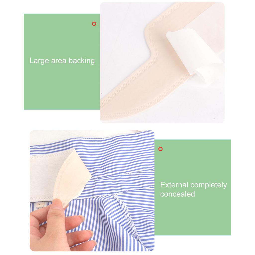 30pcs Collar Protector Sweat Pad Disposable Soft Breathable Self Adhesive Collar Sweat Pad