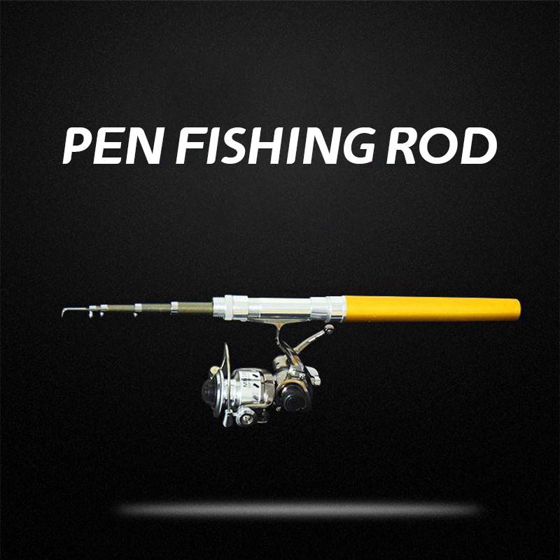 1M Pen Rod Set Mini Spinning Reel Fishing Rod Telescopic Pocket Fishing Rods Fishing Rod Set