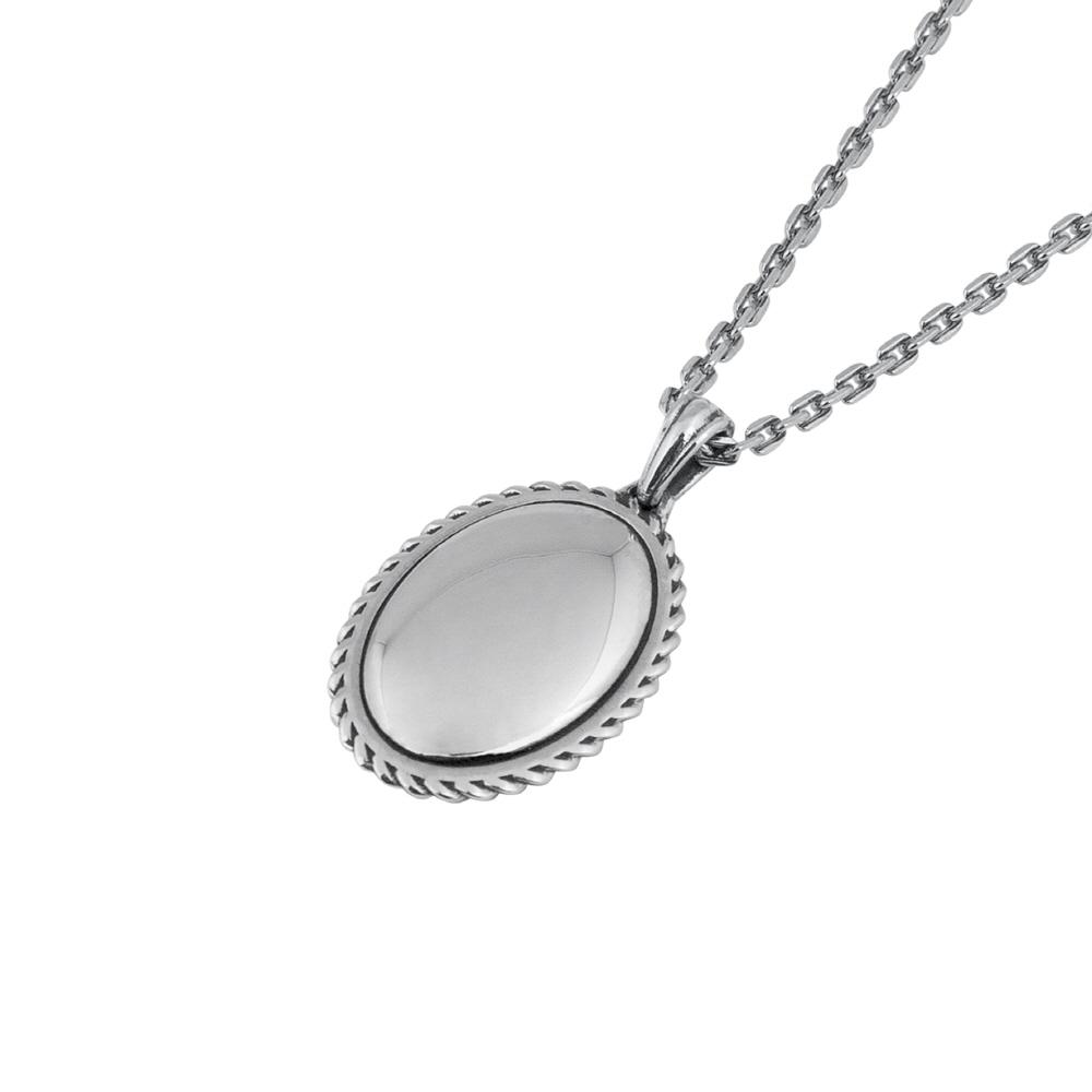 Sting925 Round Oval Pendant