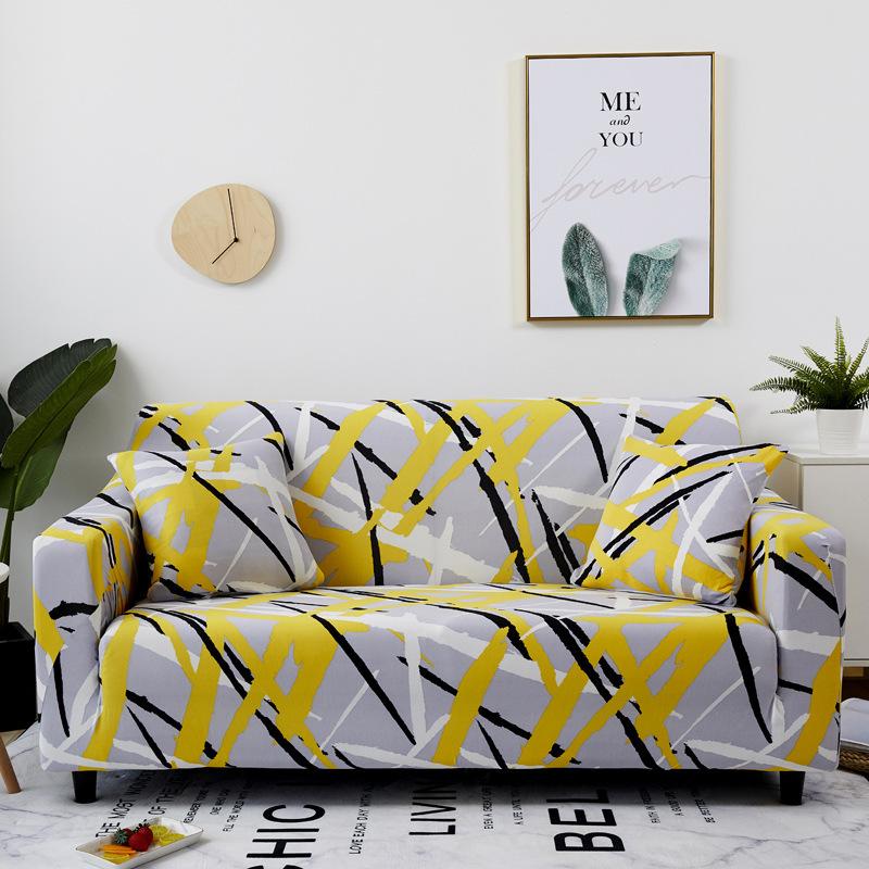 Four Seasons Universal Elastic All-Inclusive Cover Fabric Non-Slip Tight Sofa Cover Sofa Cushion Cover