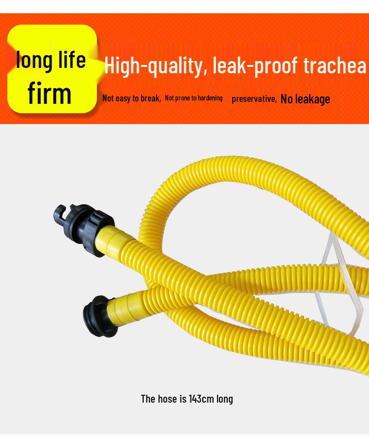 Outdoor Multi-Purpose Foot Pump for Kayaks, Air Mattresses, Pools, and Swim Rings