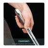 Abdo Large Stainless Steel Food Tongs Set (3-Pack)