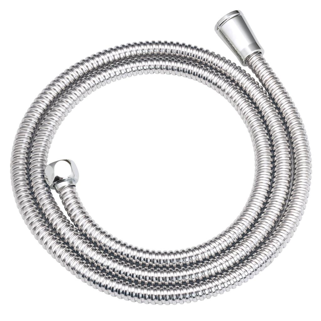 Gaona Korekamo Replacement Metal Shower Spiral with Compatible with Most Hose, 1.6m (Flexible Adapter, Manufacturers) GA-FF016