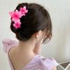 Korean Candy Color Flower Hair Claw Women Girls Flowers Shark Clip Sweet Large Gradient Crab Clamp Barrettes Hair Accessories