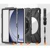 Armor Case with Handle and Strap for Samsung Galaxy Tab A9 Plus 11 (Black)