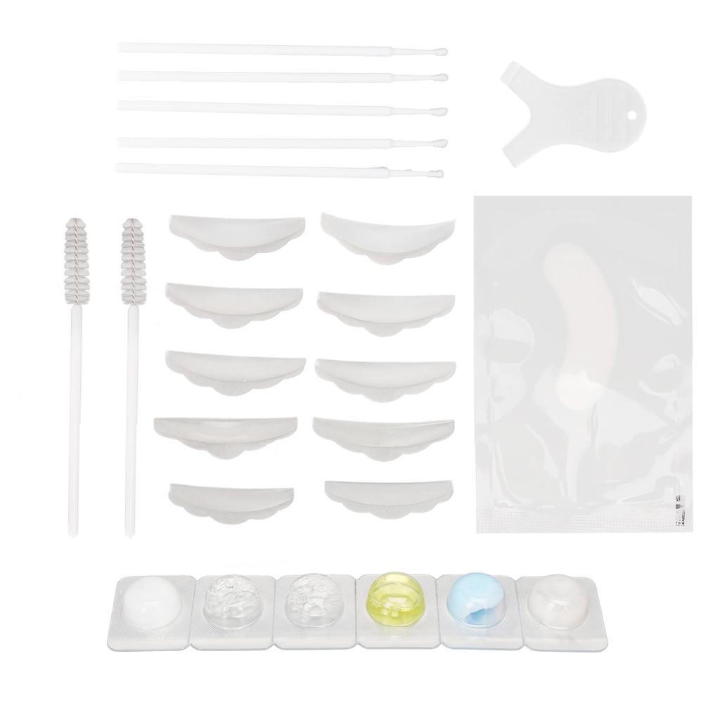 Eyelash Perm Kit Professional Disposable Semi Permanent Safe Mild Curling Lash Lift Kit 12ml Liquid