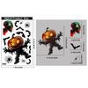 Halloween Decorations Horror Bat Ghost Static Stickers Creative Pumpkin Death Glass Stickers