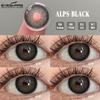 Eyeshare 2pcs Color Contact Lenses for Eyes Aurora Blue Green Colored Lenses Yearly Cosmetic Contact Lens for Eyes Beauty Makeup