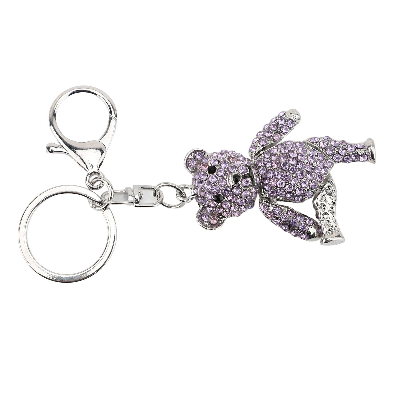 

Keychain Artificial Pendant Keychain Rhinestone Car Key Keychain For Bags Wallets Backpacks