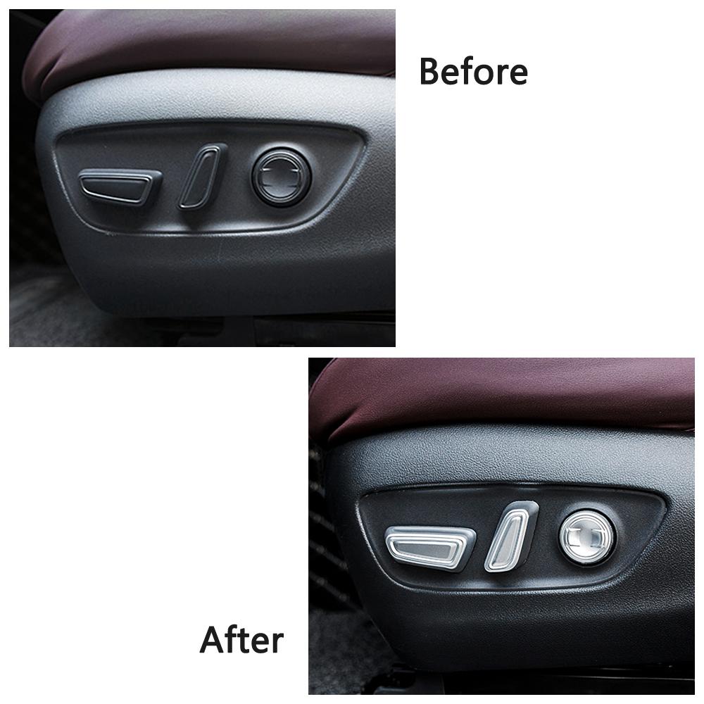 For Toyota Rav 4 Rav4 5 Gen -2023 Interior Moulding Dashboard Central Control Color Change Modify ABS Matte Silver