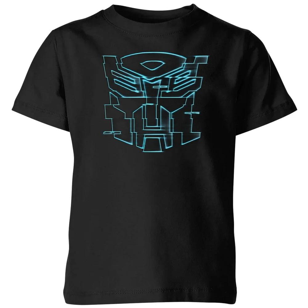 Transformers Autobot Glitch Kids  T-Shirt - Black - 3-4 Years 130