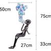 Modern Sculptures Living Room Creative Aesthetic Sculptures People Luxury Nordic Design Figurines Elegant Statue Home Decoration