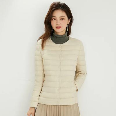 Women Puffer Jackets Ultra Light Duck Down Women Matt Fabric Lightweight Coat Warm Female Windbreaker Parka