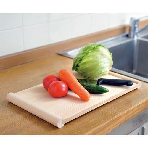 Umezawa Wooden Cutting Board, Hinoki, Large, 42 x 24 x 3 cm, Floating, Made in Japan, 411563