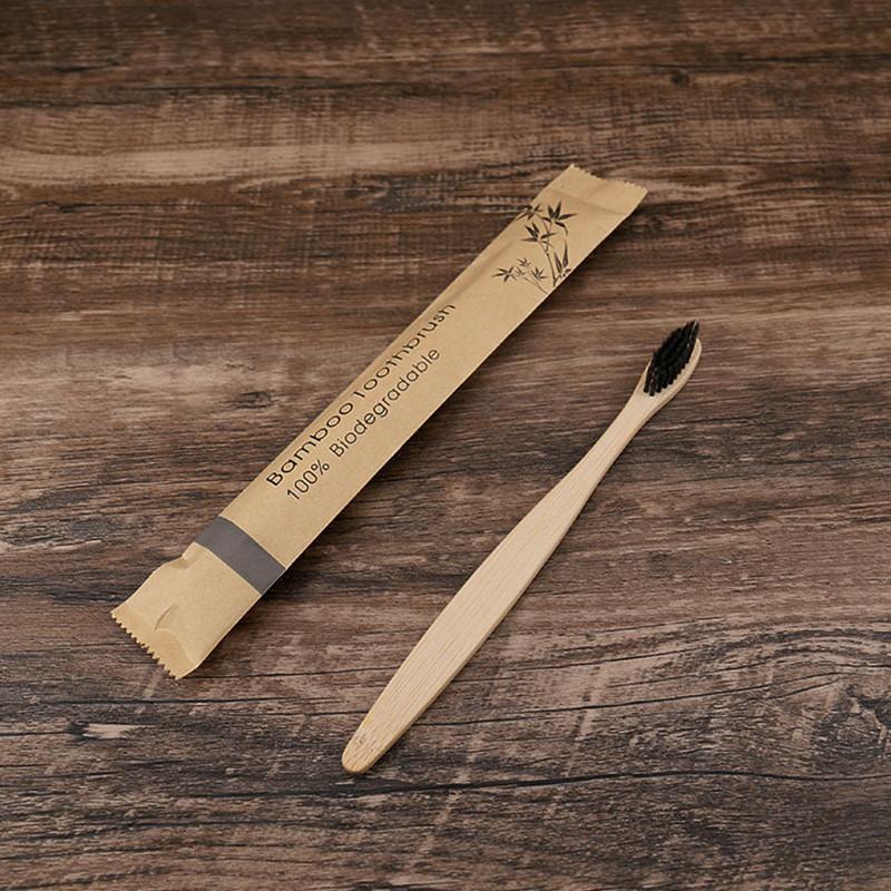 New Style Portable Bamboo Toothbrushes Eco Friendly Wooden Tooth Brush for Adults Children Customized Laser Engraving Logo