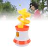 Table Tennis Serve Machine Portable Table Tennis Trainer Balls Automatic Rotating Launcher Training Machine with 16 Balls for Beginners