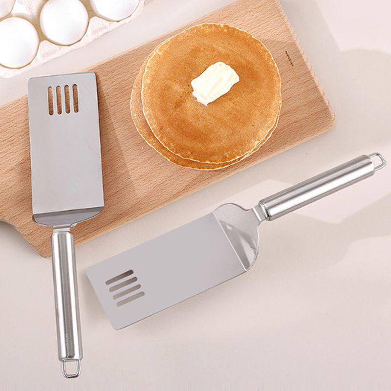 Wiedergeboren. J Mudita 304 Edelstahl Breite Spatel / Eierrollen-Fischspatel