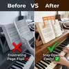 3D Printing Music Note Clamp Creative PLA Page Holder Music Bookmark Music Book Clip  Reading
