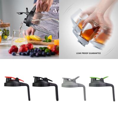 2 adet dayanıklı 70mm/86mm dekantör ağzı kapağı kavanoz için, geniş ağızlı sızdırmaz conta sürahi kapaklı kapaklar saplı(Kavanoz Dahil Değil)