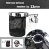 22mm Moto Accessories Chrome Drink Cup Holder Motorbike Handlebar Bottle Holder Cups For Motorcycle Universal For Harley Touring
