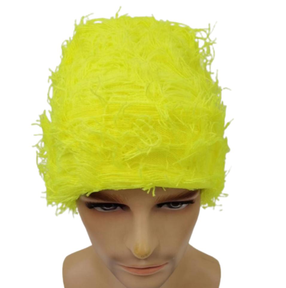 Wholesale Grassy Beanie Hat Distressed Camo Balaclava Ski Mask Winter Custom Beanie Hat