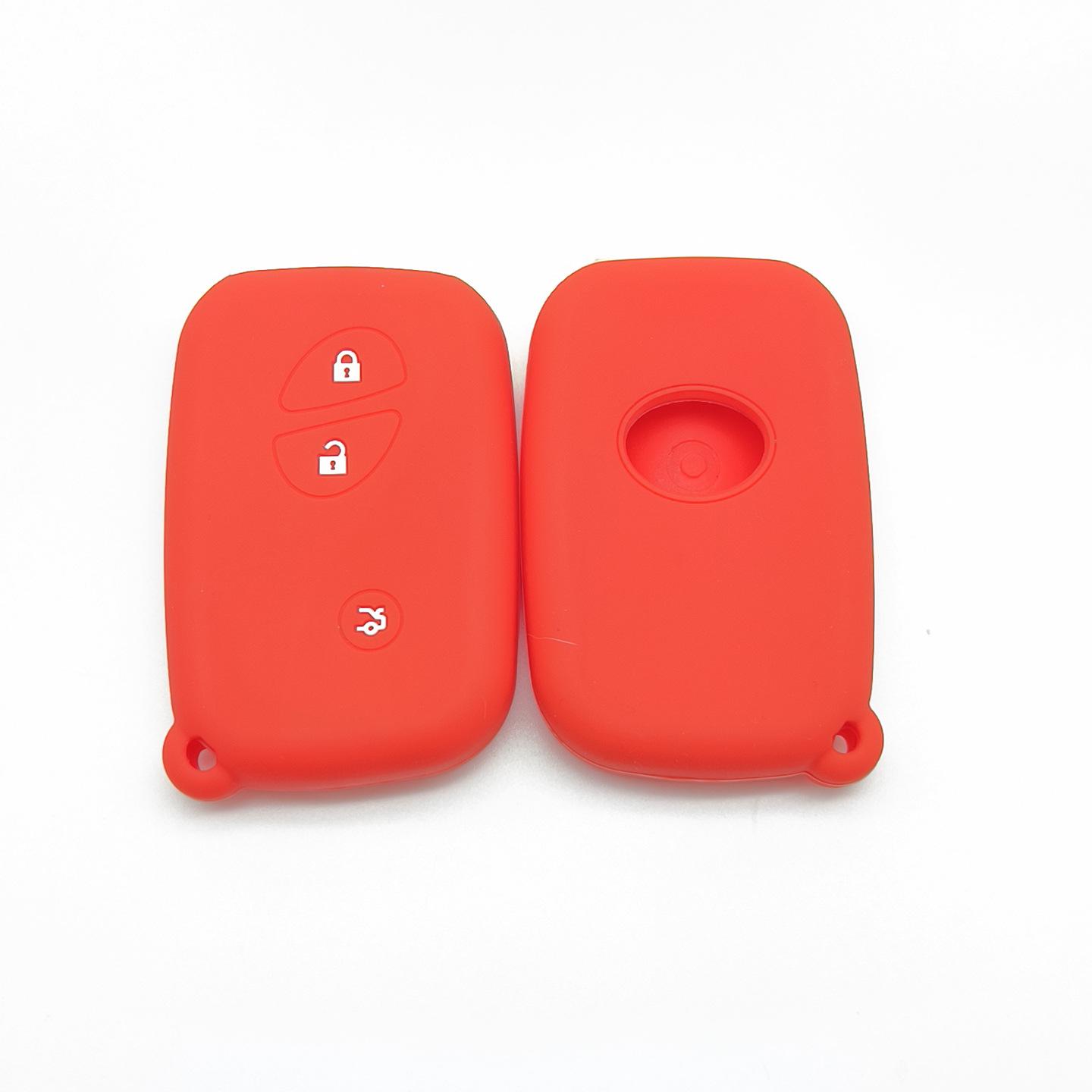 

Silicone Protective Case for Lexus Smart Key (12 Models) червоний