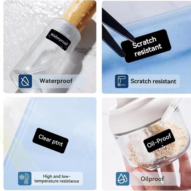 Niimbot B18(N1) White Heat Transfer Label Paper Thermal Transfer Self-Adhesive Printing Paper Cable Label Stickers for N1