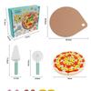 Simulation Food Children Pretend Kitchen Toys wooden Hamburger Pizza Cake rack Set Pretend To Play Children's Kitchen Game