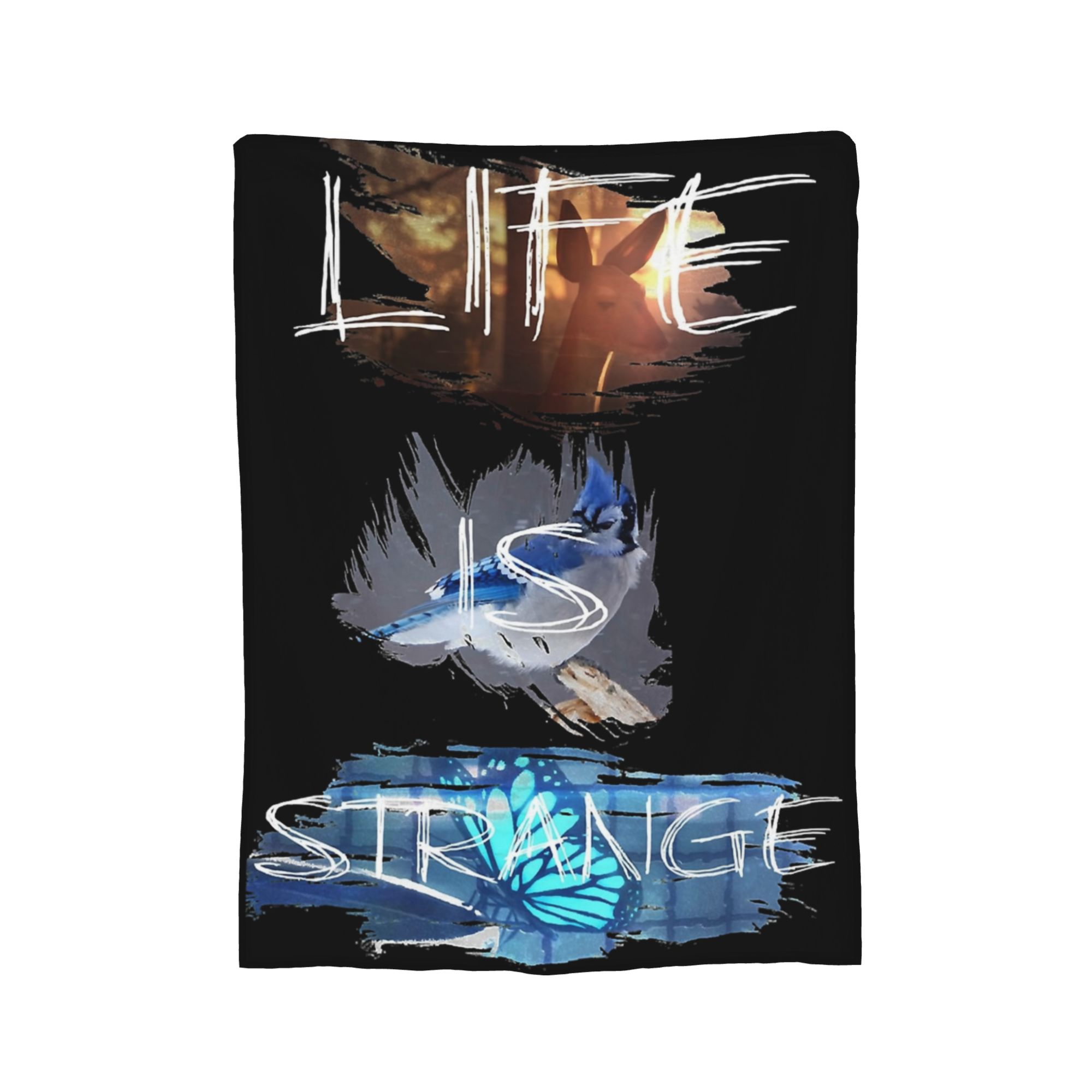 Great Rewards Life Is Strange Blankets  Plush Novelty Warm Throw Blankets for Home Restaurant All Season 75x90cm