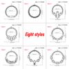 Multifunctional Nose Ring Seamless Design Comfortable Wear Body Piercing Jewelry Stainless Steel Fashion Accessories